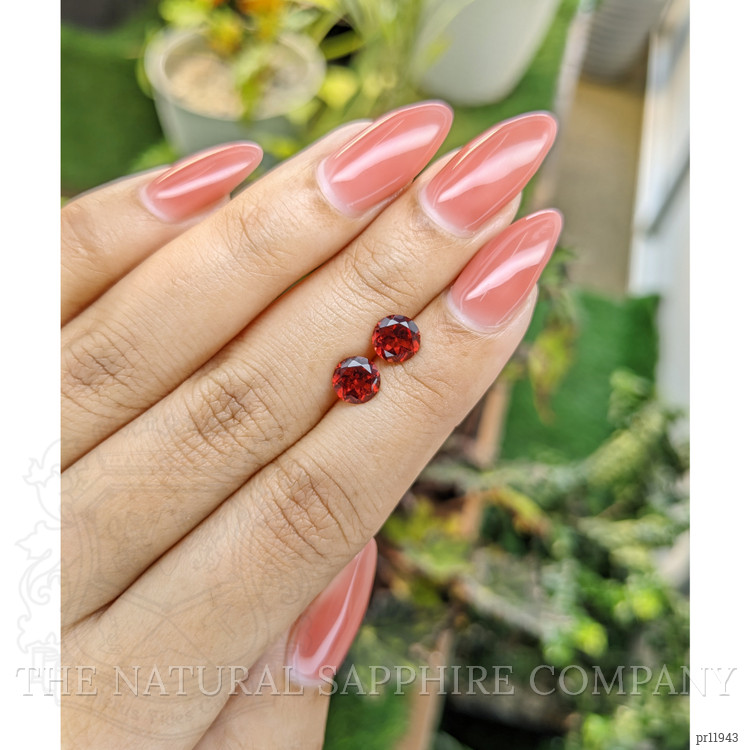 2.20 Ct.Tw. Almandine Garnet Pair from Ceylon (Sri Lanka)