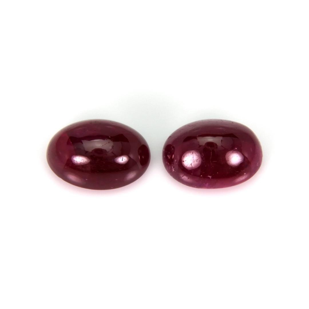Ruby Cabochon Pairs | The Natural Ruby Company