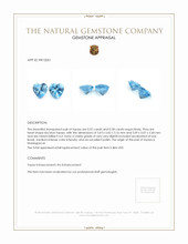 1.10 Ct.Tw.Total Carat Weight Topaz Pair from Madagascar Appraisal