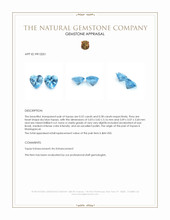 1.10 Ct.Tw.Total Carat Weight Topaz Pair from Madagascar Appraisal