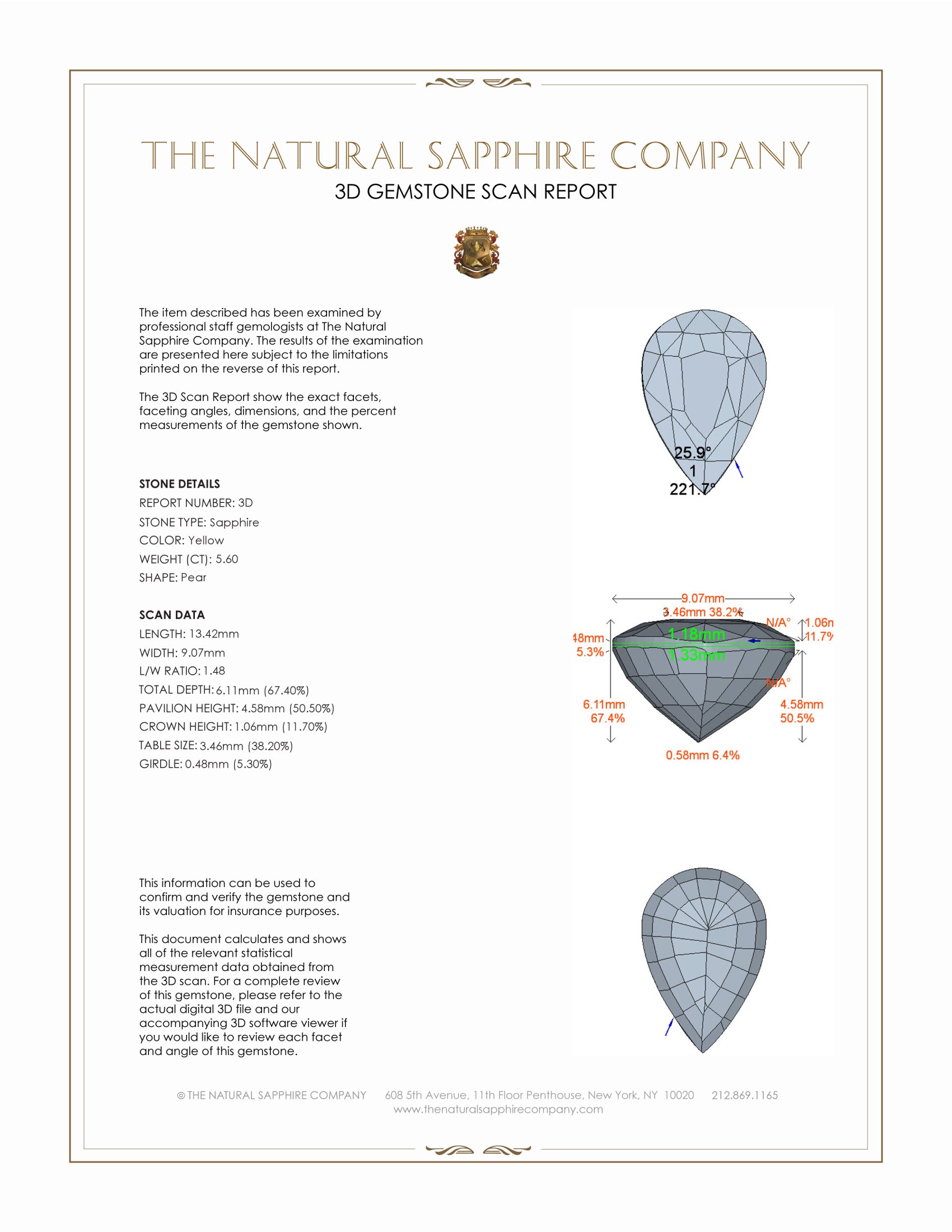 10.06 Ct.Tw. Yellow Sapphire Pair from Ceylon (Sri Lanka)