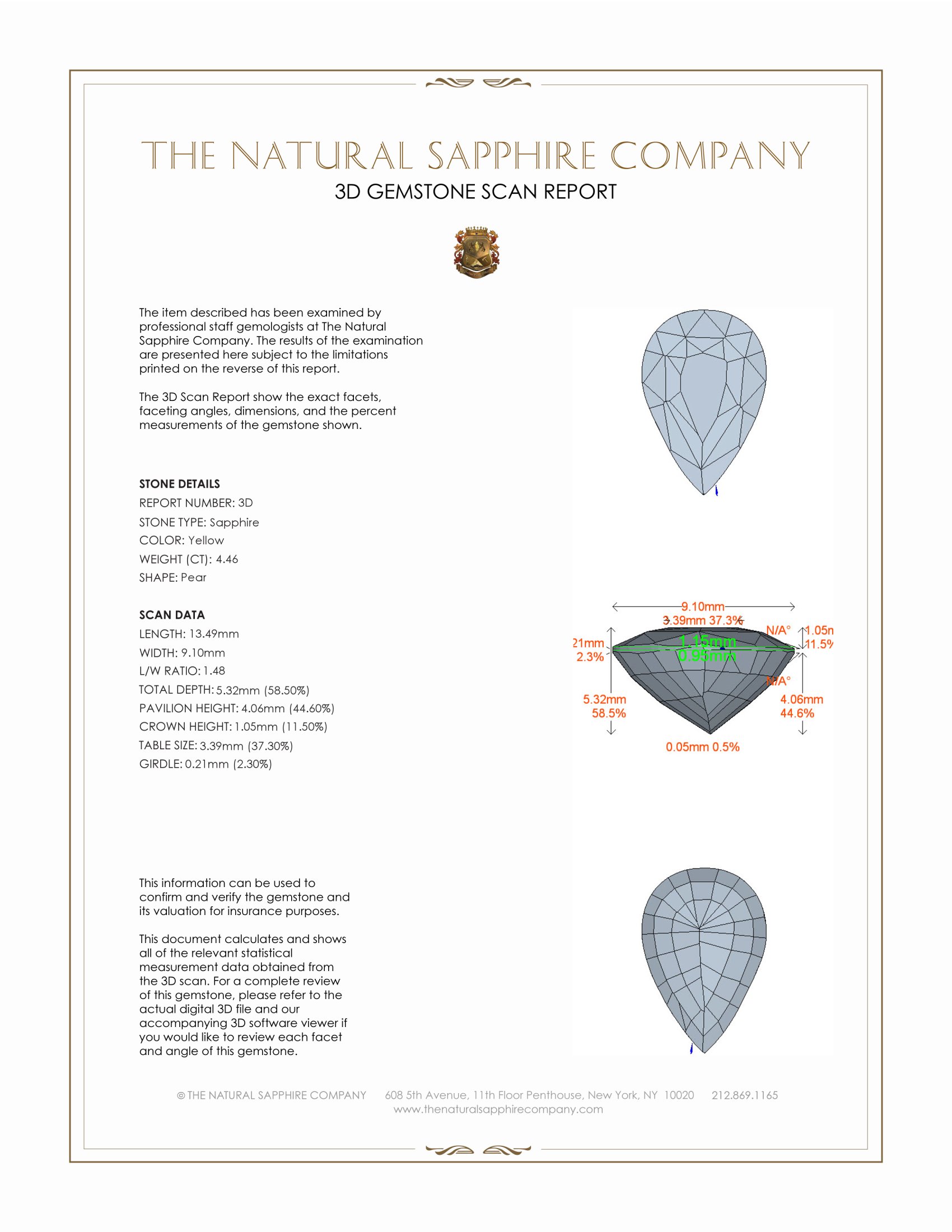 10.06 Ct.Tw. Yellow Sapphire Pair from Ceylon (Sri Lanka)