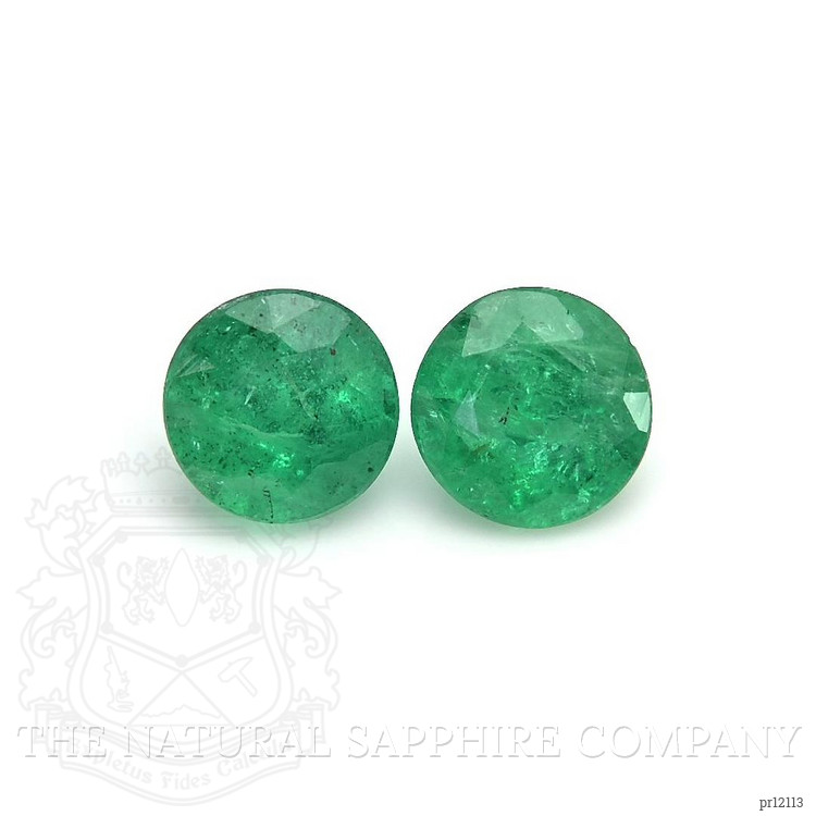 1.07 Ct.Tw. Emerald Pair from Zambia