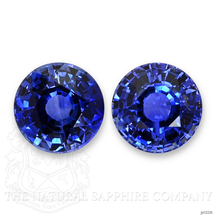 3.17 Ct.Tw. Blue Sapphire Pair from Ceylon (Sri Lanka)