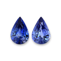 2.82&nbsp;Ct.Tw.Total Carat Weight Blue Sapphire Pair from Ceylon (Sri Lanka) Video
