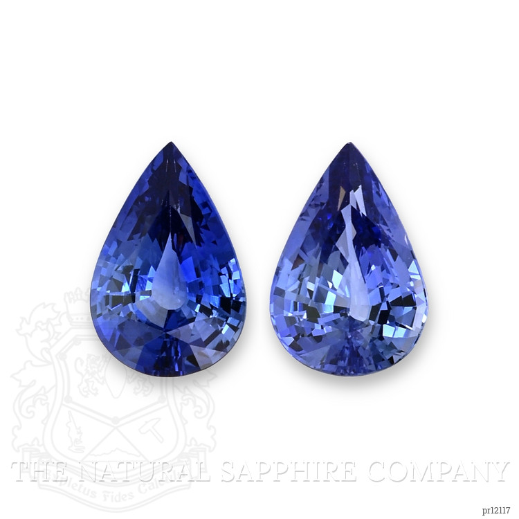 2.82 Ct.Tw. Blue Sapphire Pair from Ceylon (Sri Lanka)