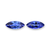 2.35&nbsp;Ct.Tw.Total Carat Weight Blue Sapphire Pair from Ceylon (Sri Lanka) Video