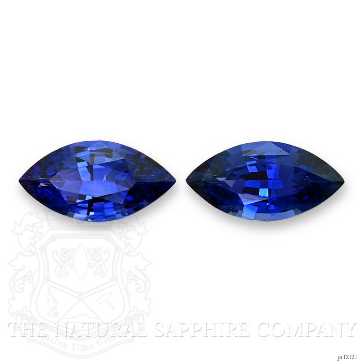 2.26 Ct.Tw. Blue Sapphire Pair from Madagascar