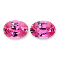 1.63&nbsp;Ct.Tw.Total Carat Weight Pink Sapphire Pair from Ceylon (Sri Lanka) Video