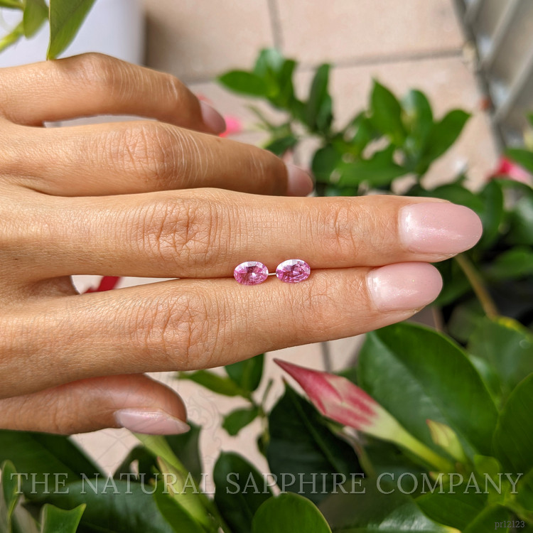 1.63 Ct.Tw. Pink Sapphire Pair from Ceylon (Sri Lanka)