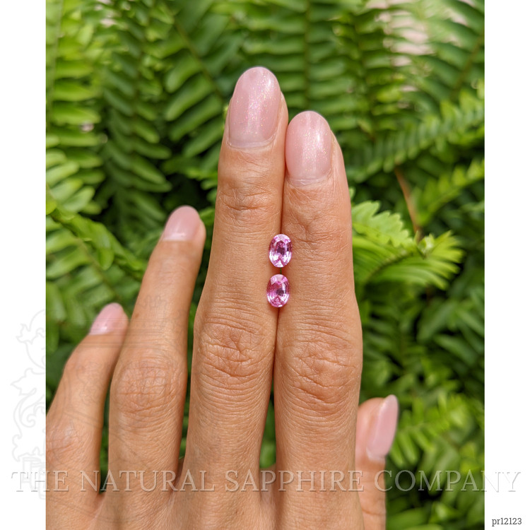 1.63 Ct.Tw. Pink Sapphire Pair from Ceylon (Sri Lanka)