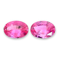 0.97&nbsp;Ct.Tw.Total Carat Weight Pink Sapphire Pair from Ceylon (Sri Lanka) Video