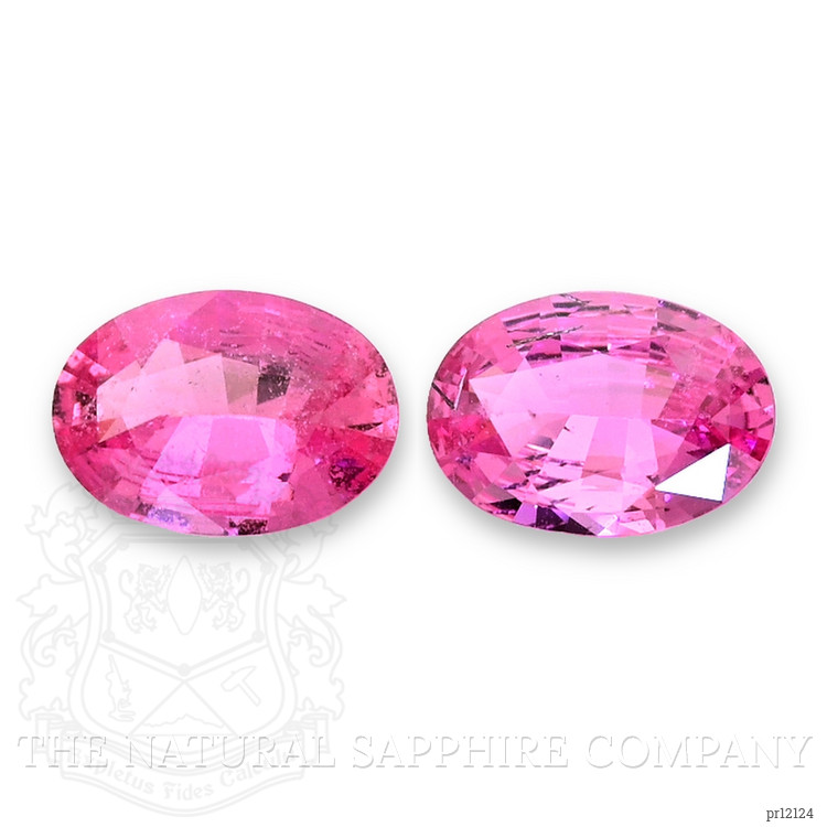 0.97 Ct.Tw. Pink Sapphire Pair from Ceylon (Sri Lanka)