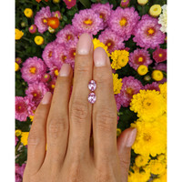 0.97&nbsp;Ct.Tw.Total Carat Weight Pink Sapphire Pair from Ceylon (Sri Lanka) Life Style