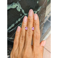 1.90&nbsp;Ct.Tw.Total Carat Weight Pink Sapphire Pair from Ceylon (Sri Lanka) Life Style