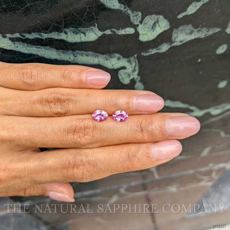 1.90 Ct.Tw. Pink Sapphire Pair from Ceylon (Sri Lanka)