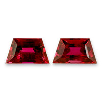 1.06 Ct.Tw.Total Carat Weight Ruby Pair from Mozambique Video