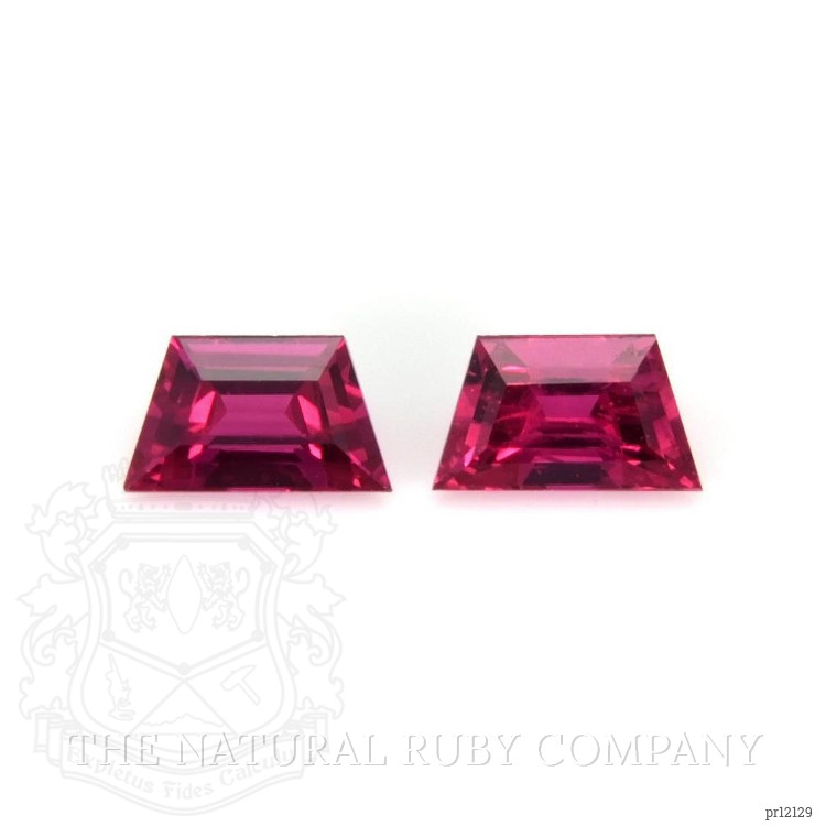 0.88 Ct.Tw. Ruby Pair from Mozambique