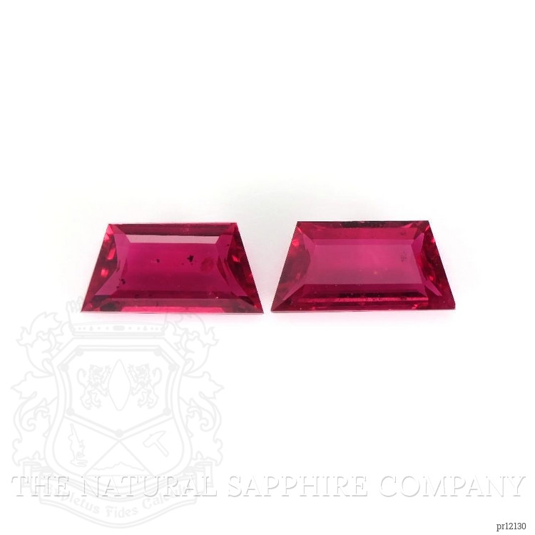 0.78 Ct.Tw. Ruby Pair from Mozambique