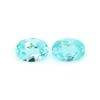 0.12 Ct.Tw.Total Carat Weight Paraiba Tourmaline Pair from Brazil Video
