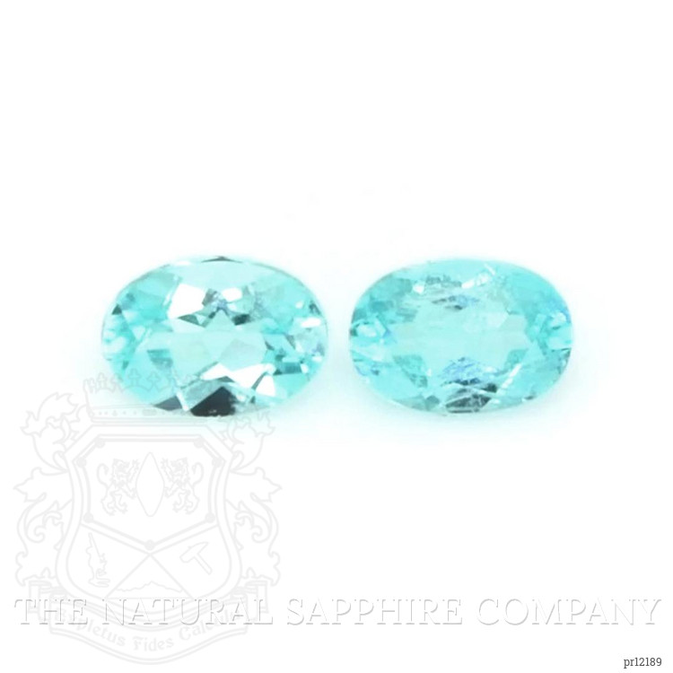 0.12 Ct.Tw. Paraiba Tourmaline Pair from Brazil