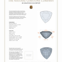 0.18&nbsp;Ct.Tw.Total Carat Weight Paraiba Tourmaline Pair from Brazil 3 D Scan Report