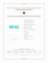 0.23 Ct.Tw.Total Carat Weight Paraiba Tourmaline Pair from Brazil Scan Report