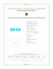 0.23 Ct.Tw.Total Carat Weight Paraiba Tourmaline Pair from Brazil Scan Report