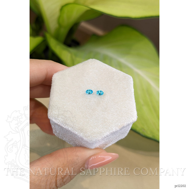 0.23 Ct.Tw. Paraiba Tourmaline Pair from Brazil