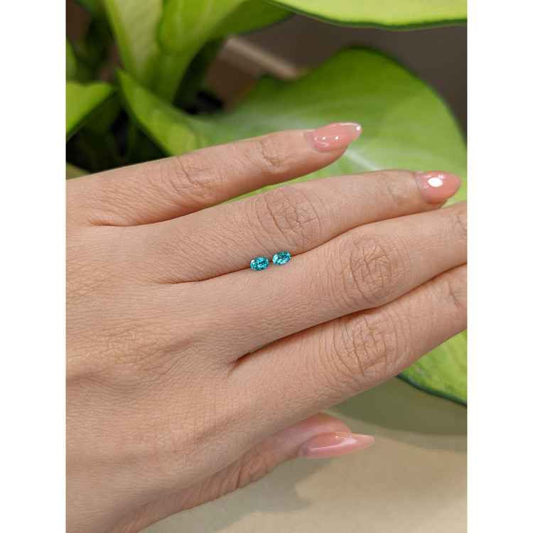 0.23 Ct.Tw. Paraiba Tourmaline Pair from Brazil