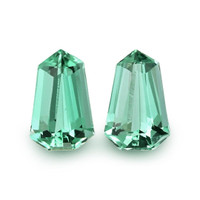 0.80 Ct.Tw.Total Carat Weight Tourmaline Pair from Brazil Video