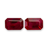 1.13 Ct.Tw.Total Carat Weight Ruby Pair from Mozambique Video