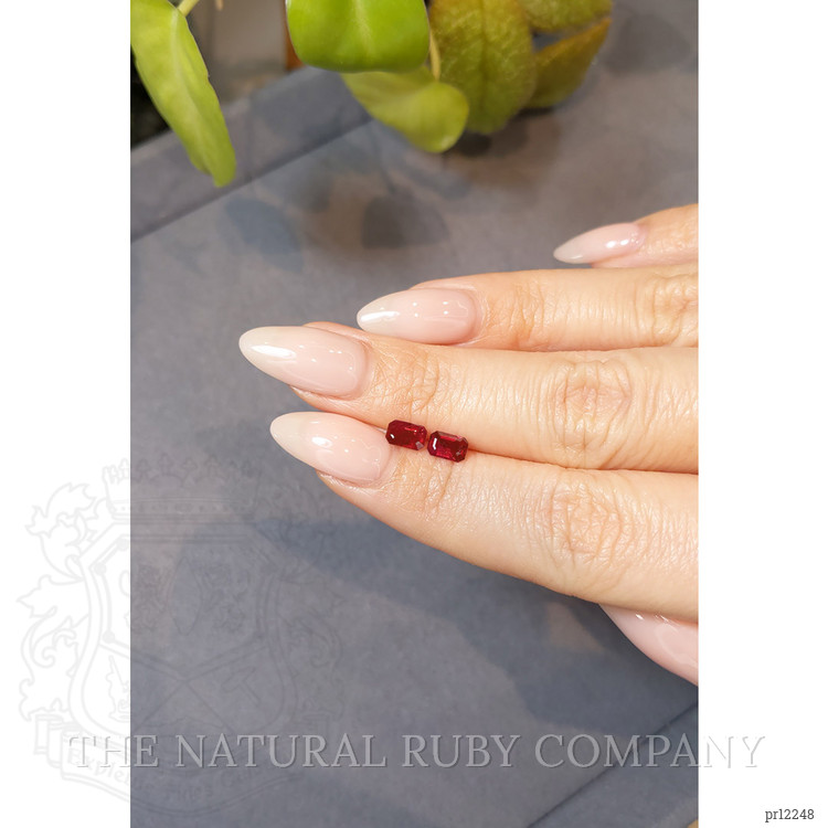 1.13 Ct.Tw. Ruby Pair from Mozambique