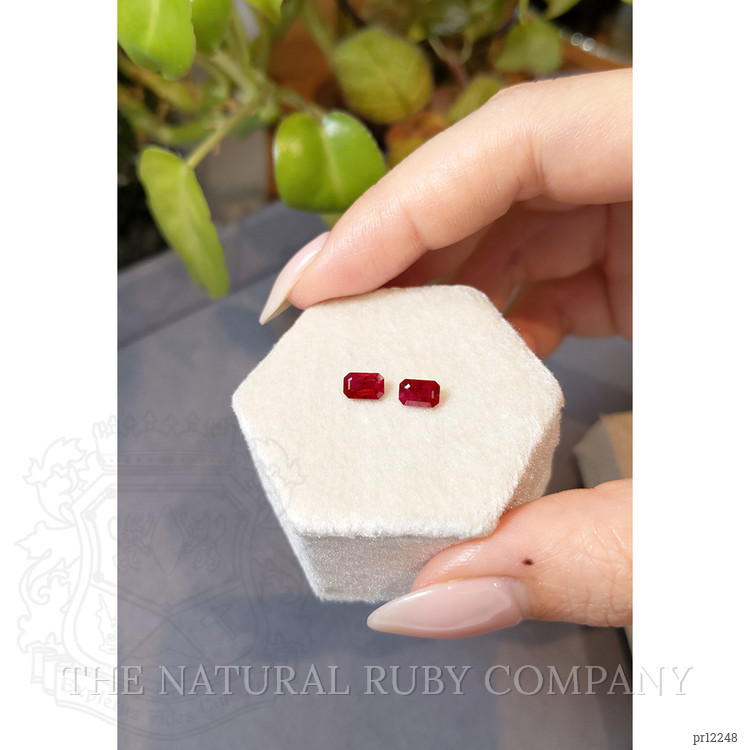 1.13 Ct.Tw. Ruby Pair from Mozambique