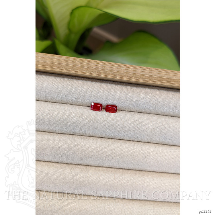 1.34 Ct.Tw. Ruby Pair from Mozambique