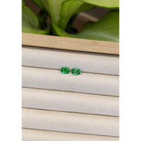 1.31&nbsp;Ct.Tw.Total Carat Weight Emerald Pair from Afghanistan Life Style