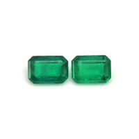 1.38 Ct.Tw.Total Carat Weight Emerald Pair from Afghanistan Video