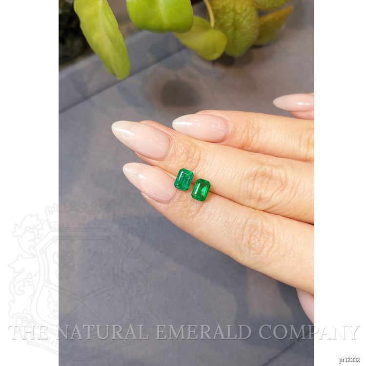 1.79 Ct.Tw. Emerald Pair from Afghanistan