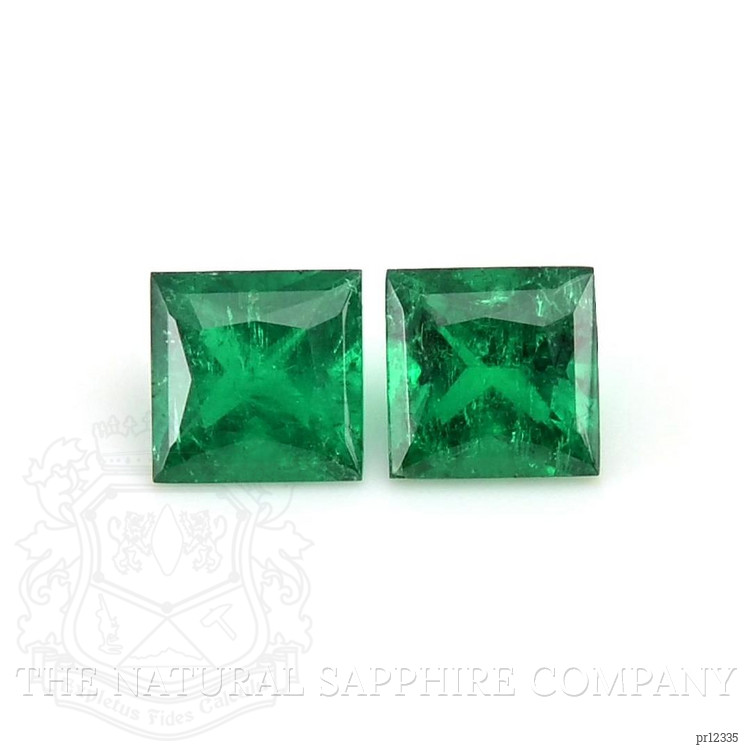 0.40 Ct.Tw. Emerald Pair from Afghanistan