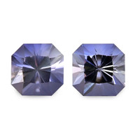 1.40 Ct.Tw.Total Carat Weight Iolite Pair from Madagascar Video