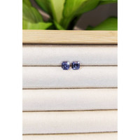 1.40 Ct.Tw.Total Carat Weight Iolite Pair from Madagascar Life Style