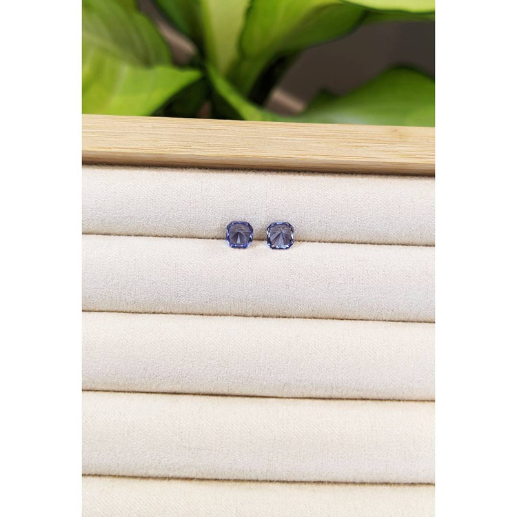 1.40 Ct.Tw. Iolite Pair from Madagascar