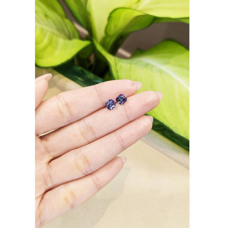 1.40 Ct.Tw. Iolite Pair from Madagascar