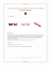 2.11 Ct.Tw.Total Carat Weight Tourmaline Pair from Mozambique Appraisal