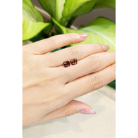 2.40 Ct.Tw.Total Carat Weight Garnet Pair from Madagascar Life Style