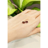 2.34 Ct.Tw.Total Carat Weight Garnet Pair from Madagascar Life Style