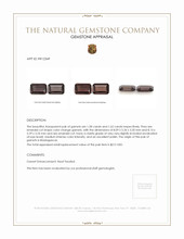 3.20 Ct.Tw.Total Carat Weight Garnet Pair from Madagascar Appraisal