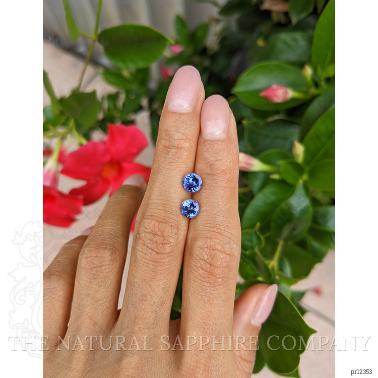 1.78 Ct.Tw. Tanzanite Pair from Tanzania