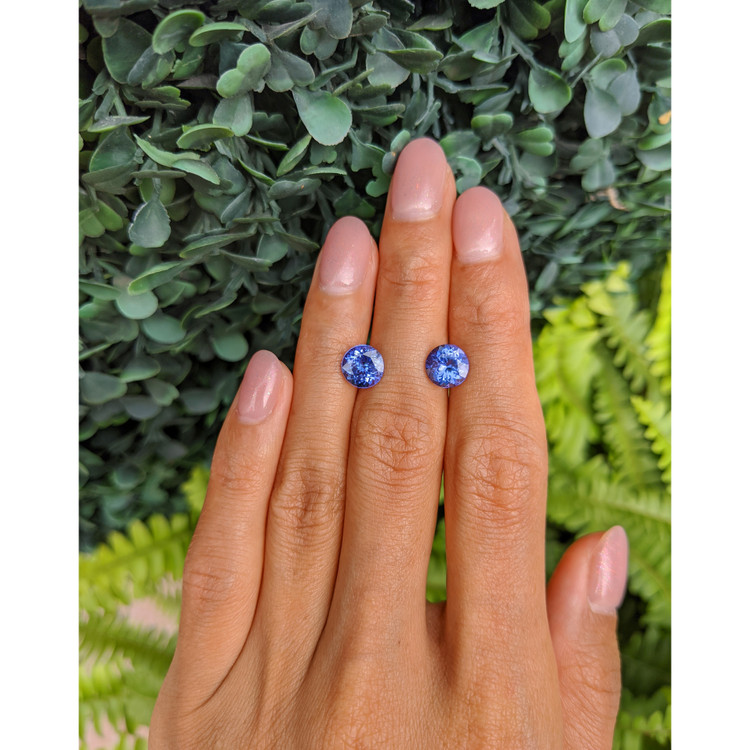 3.29 Ct.Tw. Tanzanite Pair from Tanzania