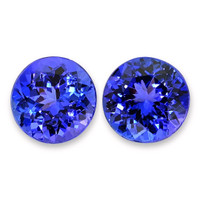3.33 Ct.Tw.Total Carat Weight Tanzanite Pair from Tanzania Video